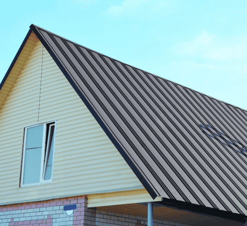 Кровля из профнастила Н90, пример объекта 3